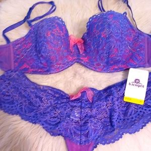 b tempted bra and panties 34C